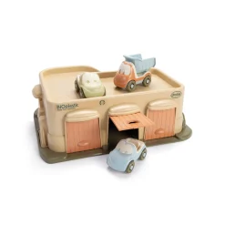 Voertuigen|Baby Voertuigen> Dantoy garage met 3 auto's bio