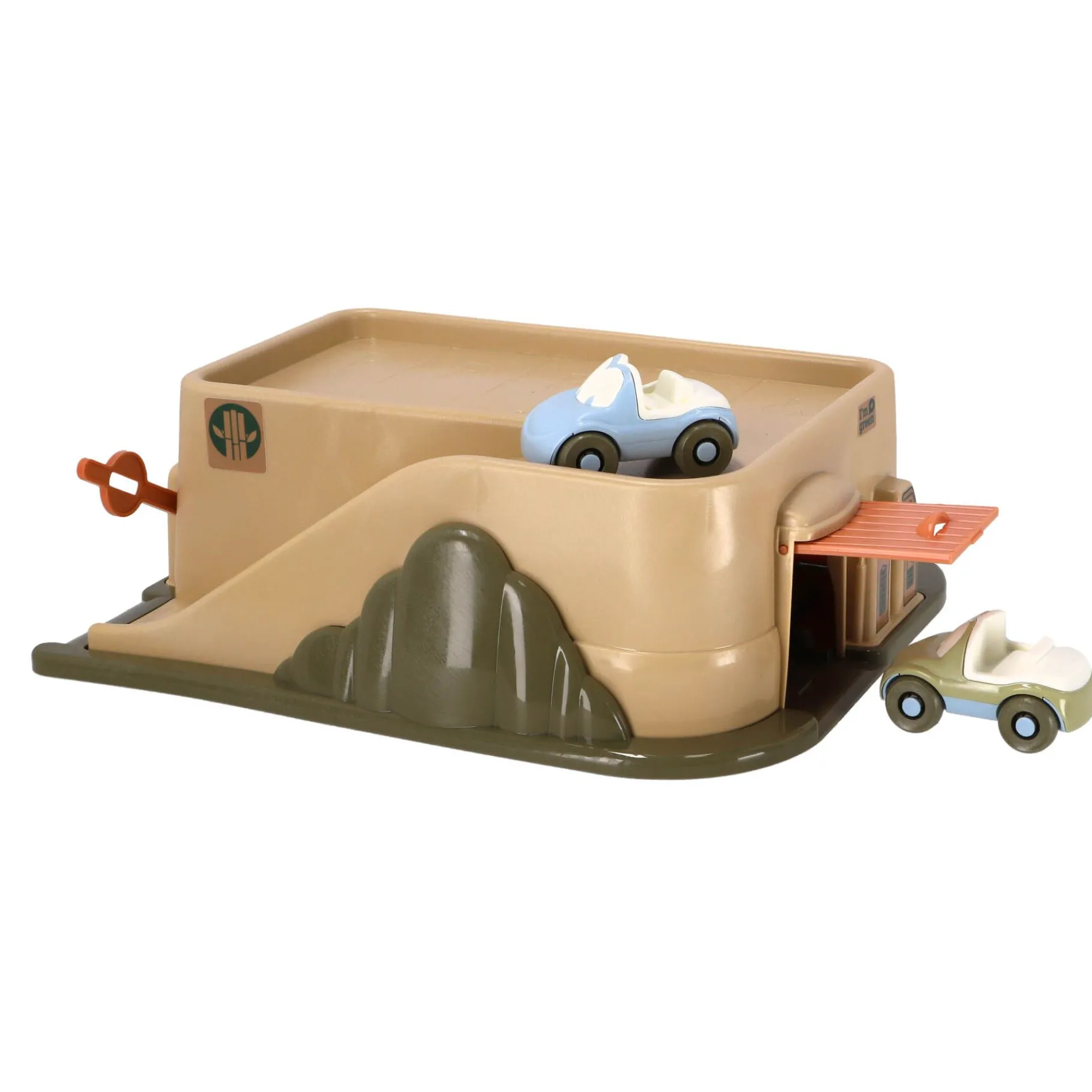 Voertuigen|Baby Voertuigen> Dantoy garage met 3 auto's bio