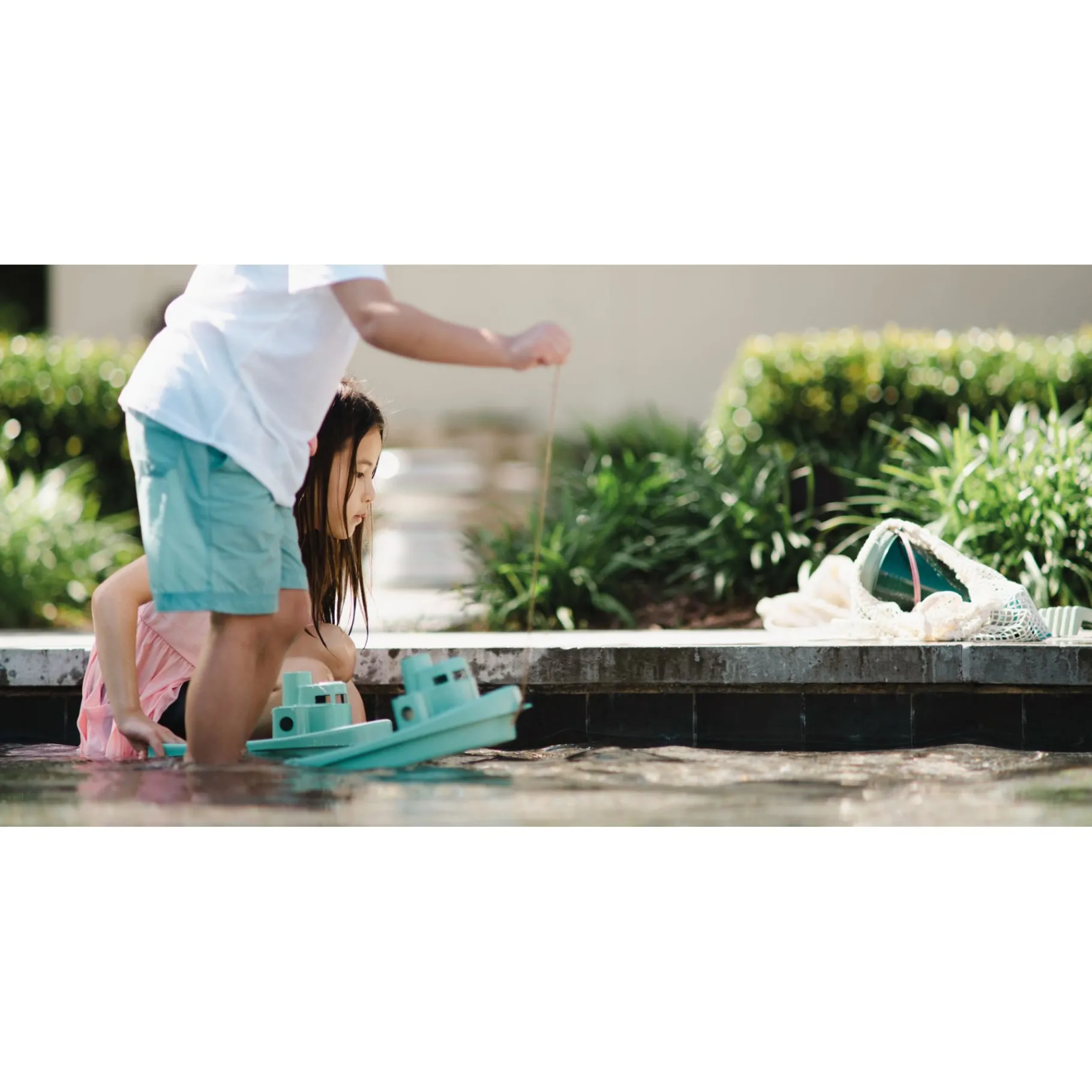 Zwemmen En Waterspeelgoed> Dantoy strandset boot in visnet eco 5 delig