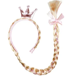Verkleden|Jongens> Diadeem met vlecht en kroon prinses