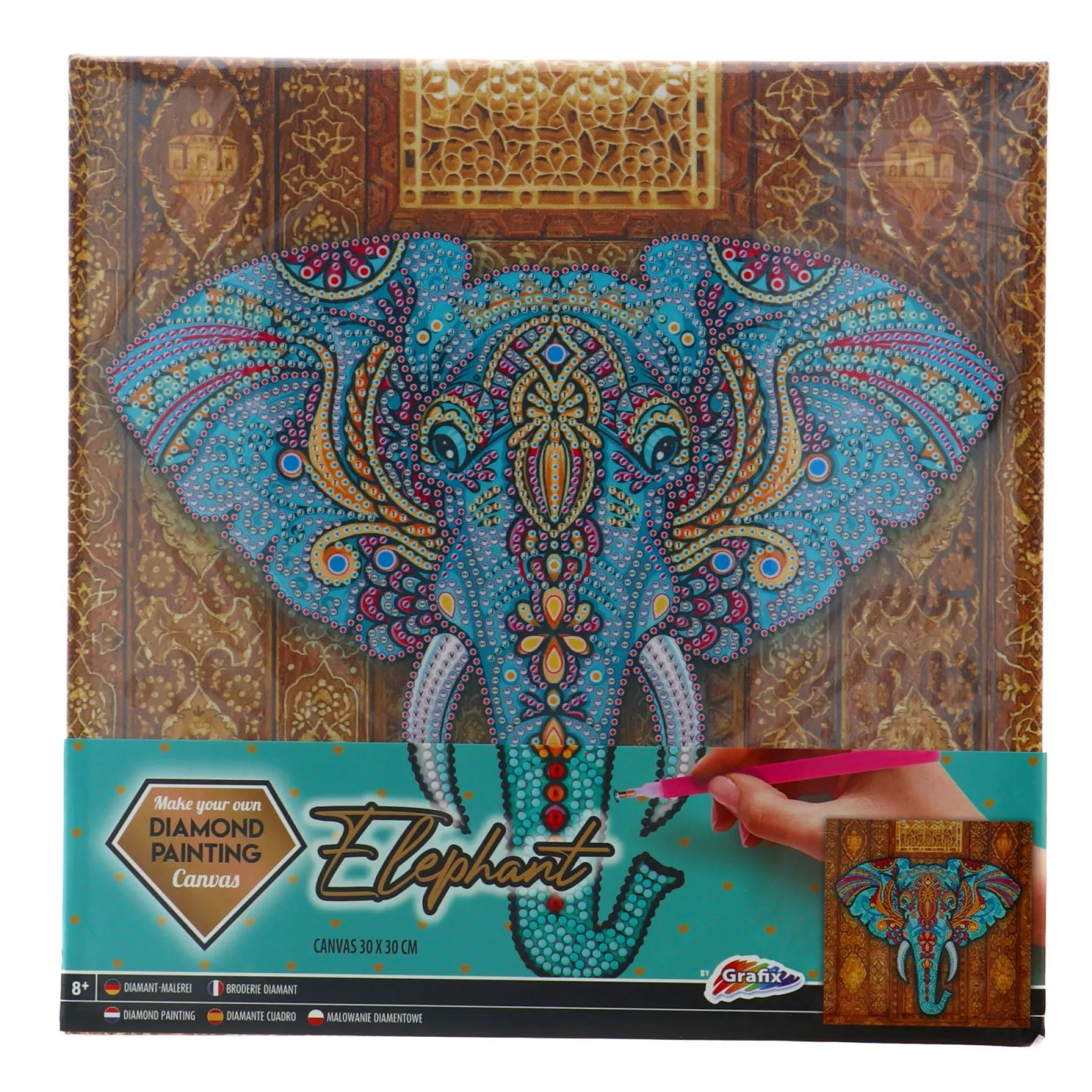 Diamond Painting>Grafix Diamond Painting Op Canvas 30x30 cm 3 assorti