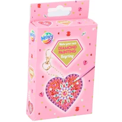 Knutselsets></noscript> Diamond painting sleutelhanger hart 2 assorti