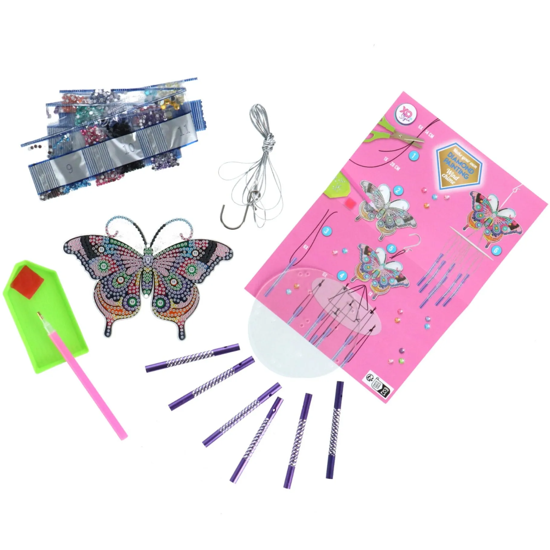 Diamond Painting>Grafix Diamond Painting Windgong 3 assorti