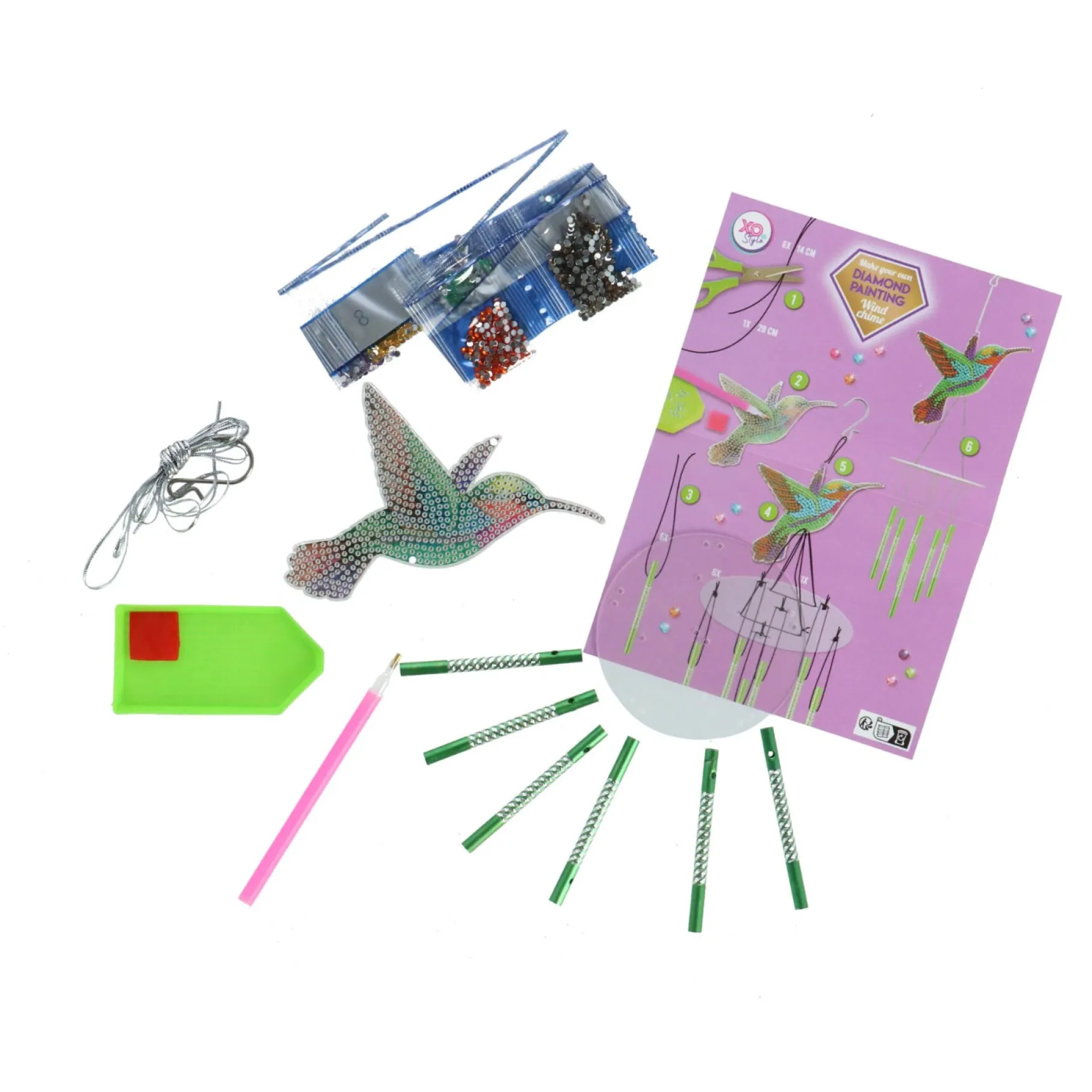 Diamond Painting>Grafix Diamond Painting Windgong 3 assorti