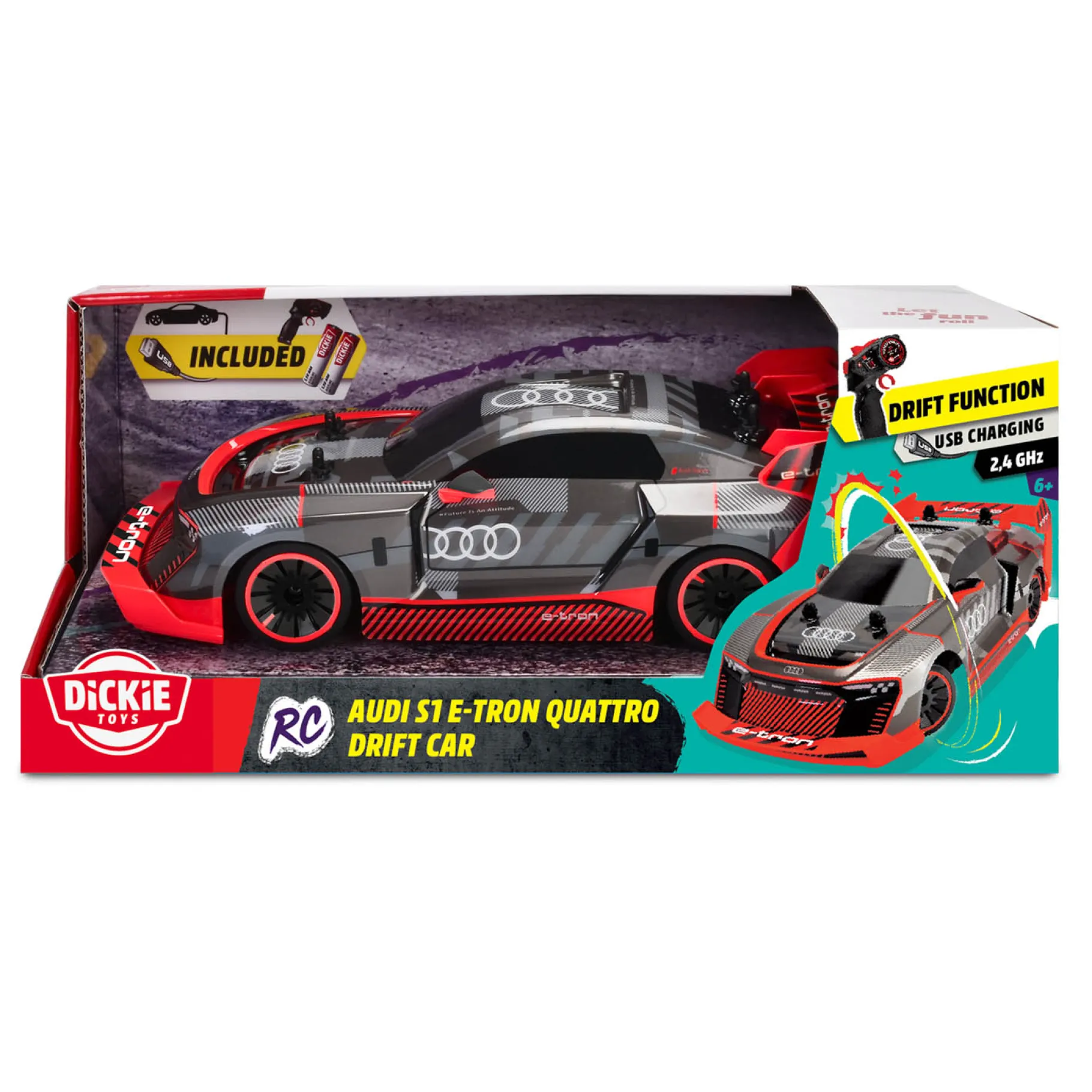 Radiografisch>Dickie radiografisch bestuurbare auto driftcar audi