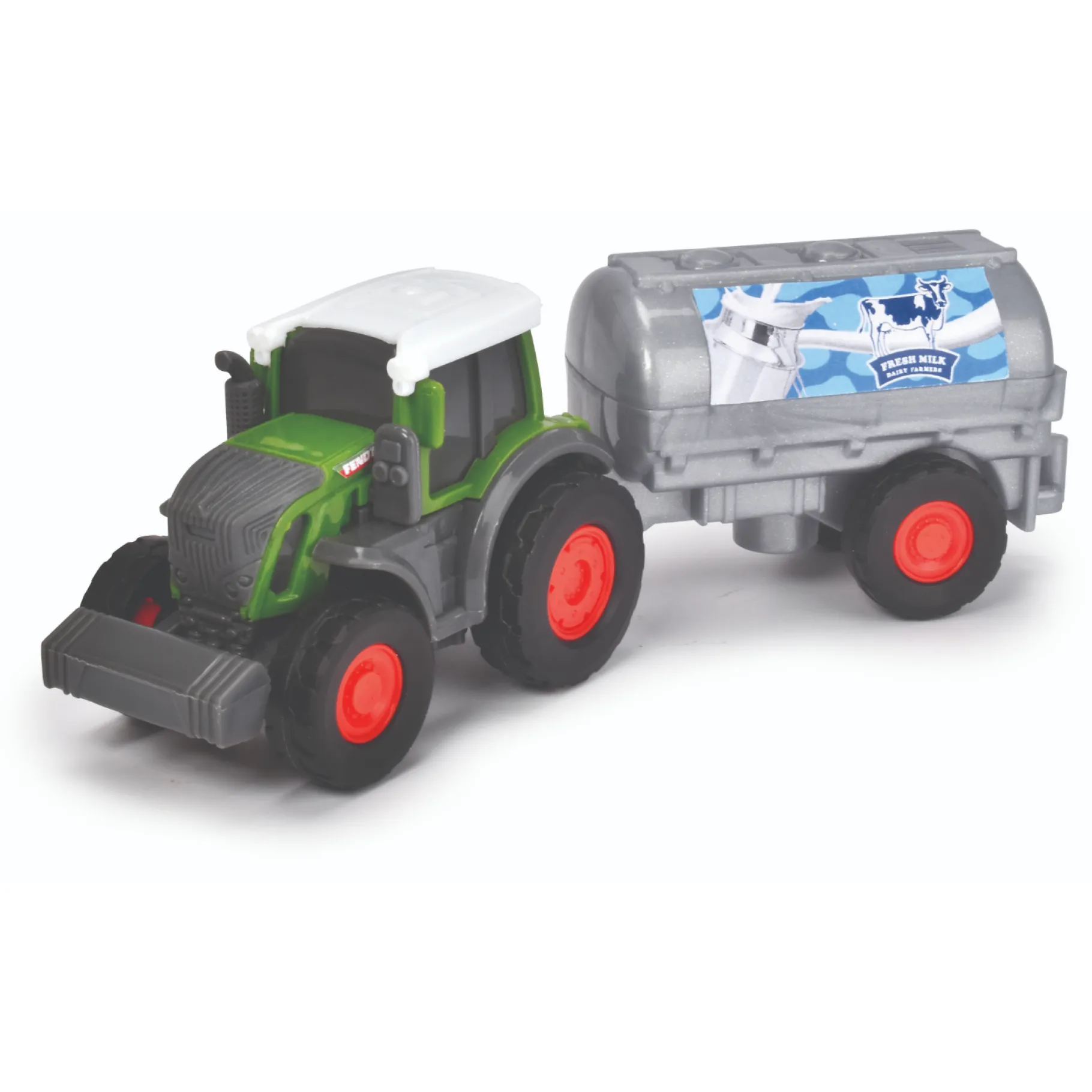 Boerderij|Jongens>Dickie Toys Fendt Tractor 3-Delige set (3 Assorti) 9 Cm