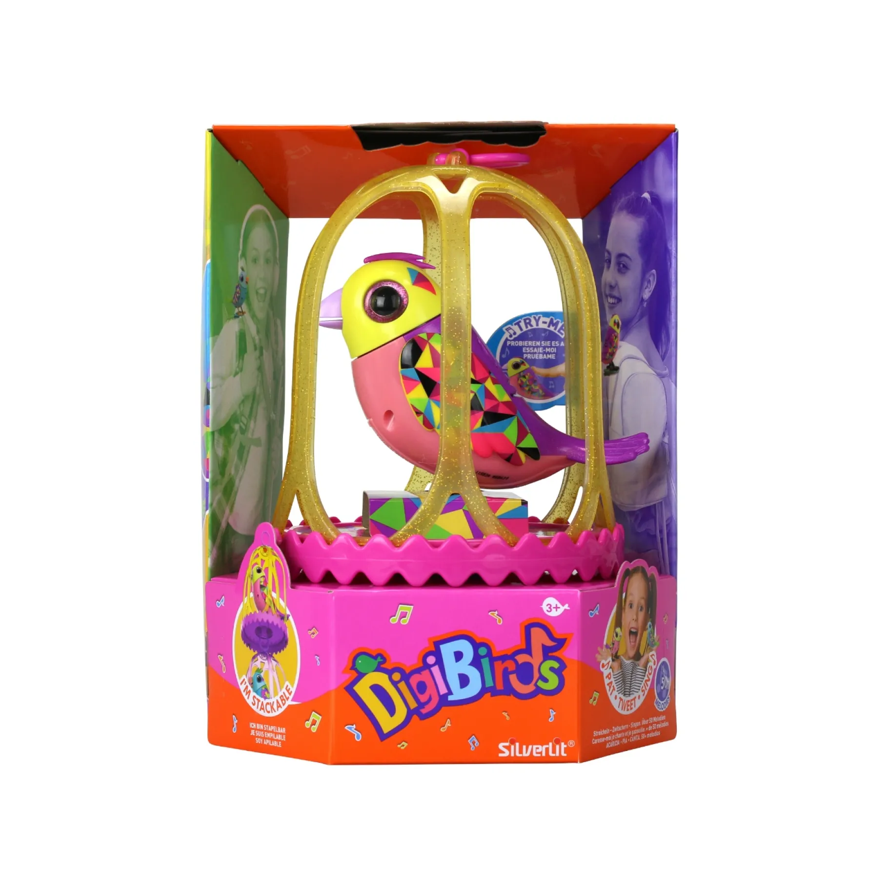 Robots>Digifriends Digibirds S2 Gold Finch In Kooi