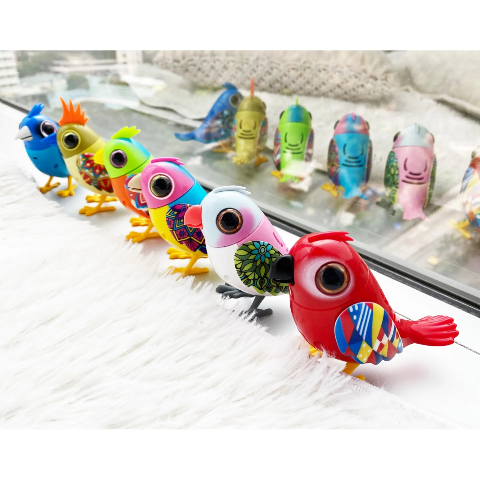 Robots>Digifriends Digibirds S2 Gold Finch In Kooi