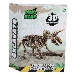 Dino's|Jongens></noscript>Dino Base Dinobase Dino uitbikken Triceratops 3D set