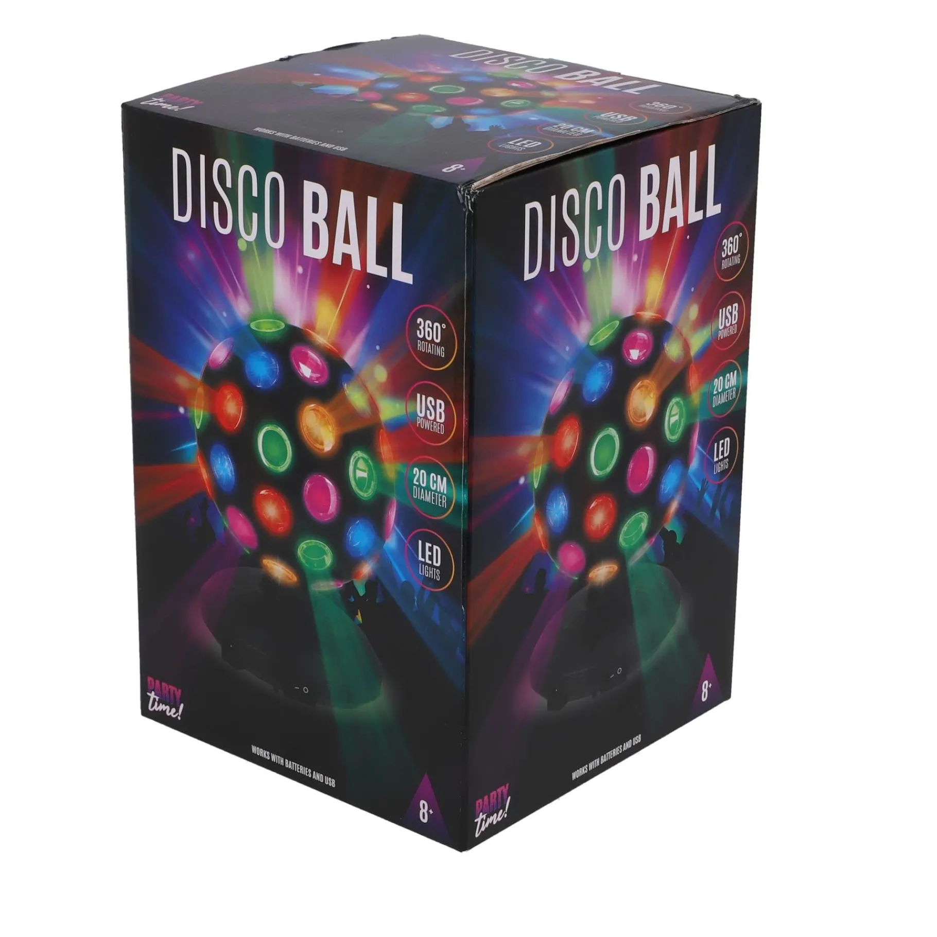 Disco> Disco bal LED 20 cm