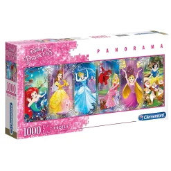 Legpuzzels>Clementoni Disney Princess 1000 Stukjes Puzzel Panorama assorti