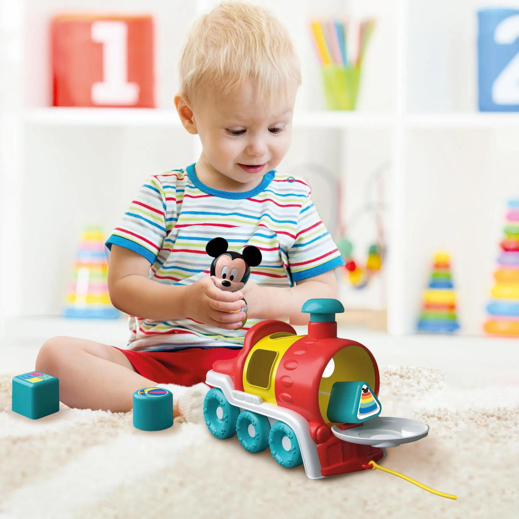 Vormenstoven> Disney vormen trein Mickey