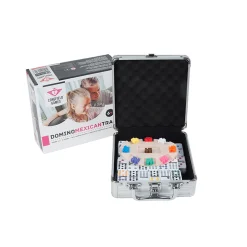 Familiespellen> Domino D12 Mexican Train 91 Stenen