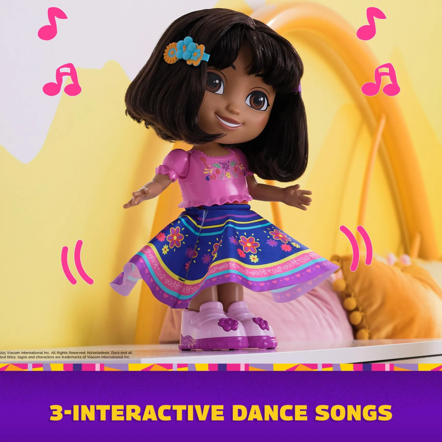 Poppen Met Functies> Dora Dora Dans Pop (30 Cm) (Sounds Only)