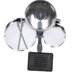 Instrumenten></noscript> Drumstel met stoel rock music