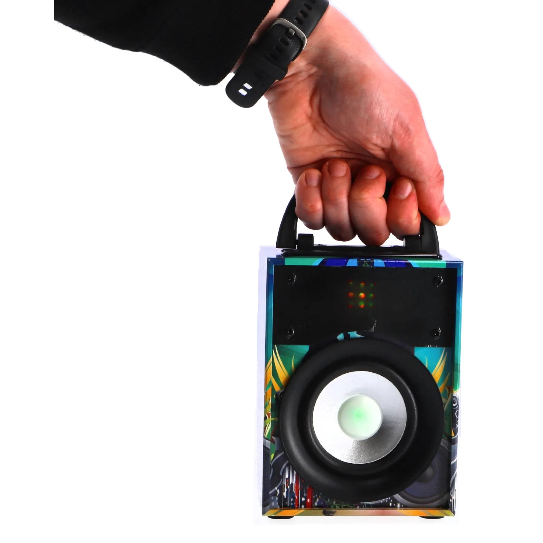 Speakers> Dunlop portable bluetooth speaker met led 3 watt