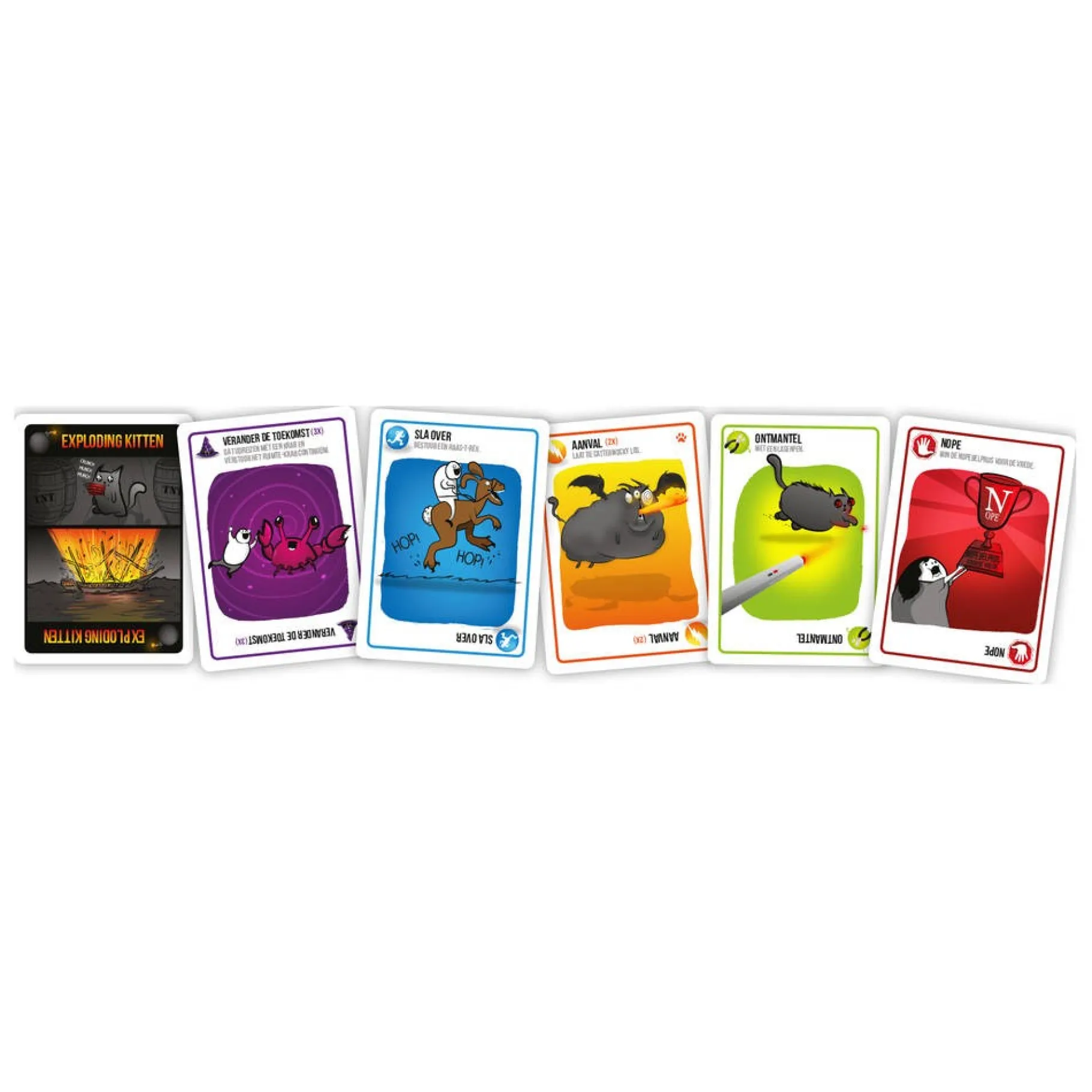 Kaartspellen>Asmodee Exploding Kittens Party Pack NL- Kaartspel