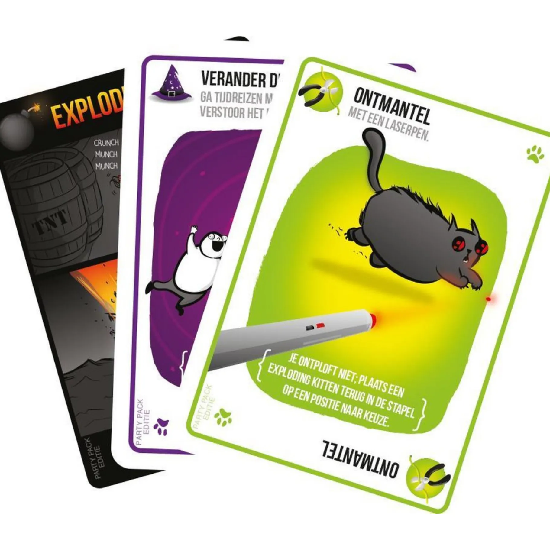 Kaartspellen>Asmodee Exploding Kittens Party Pack NL- Kaartspel