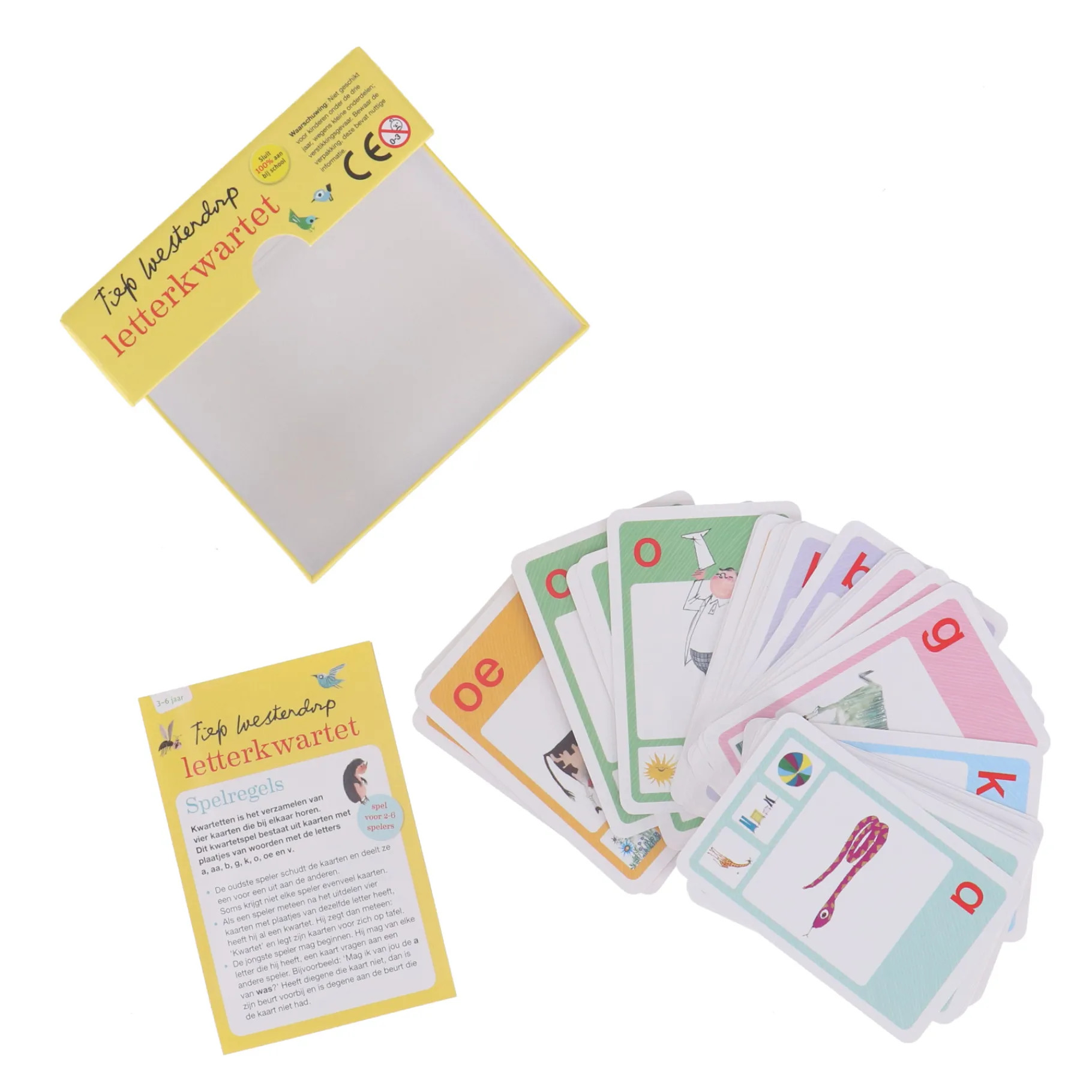 Educatieve Spellen>Zwijsen Fiep Westendorp Letterkwartet