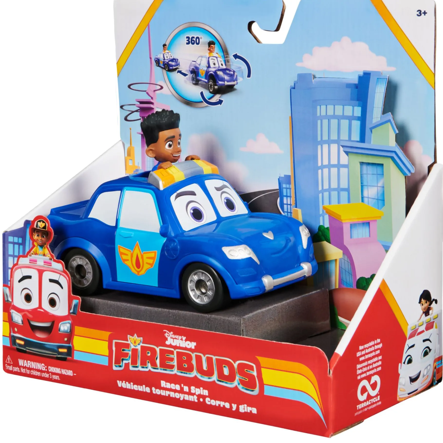 Speelfiguren>Spinmaster Firebuds Action Vehicle Jayden & Piston