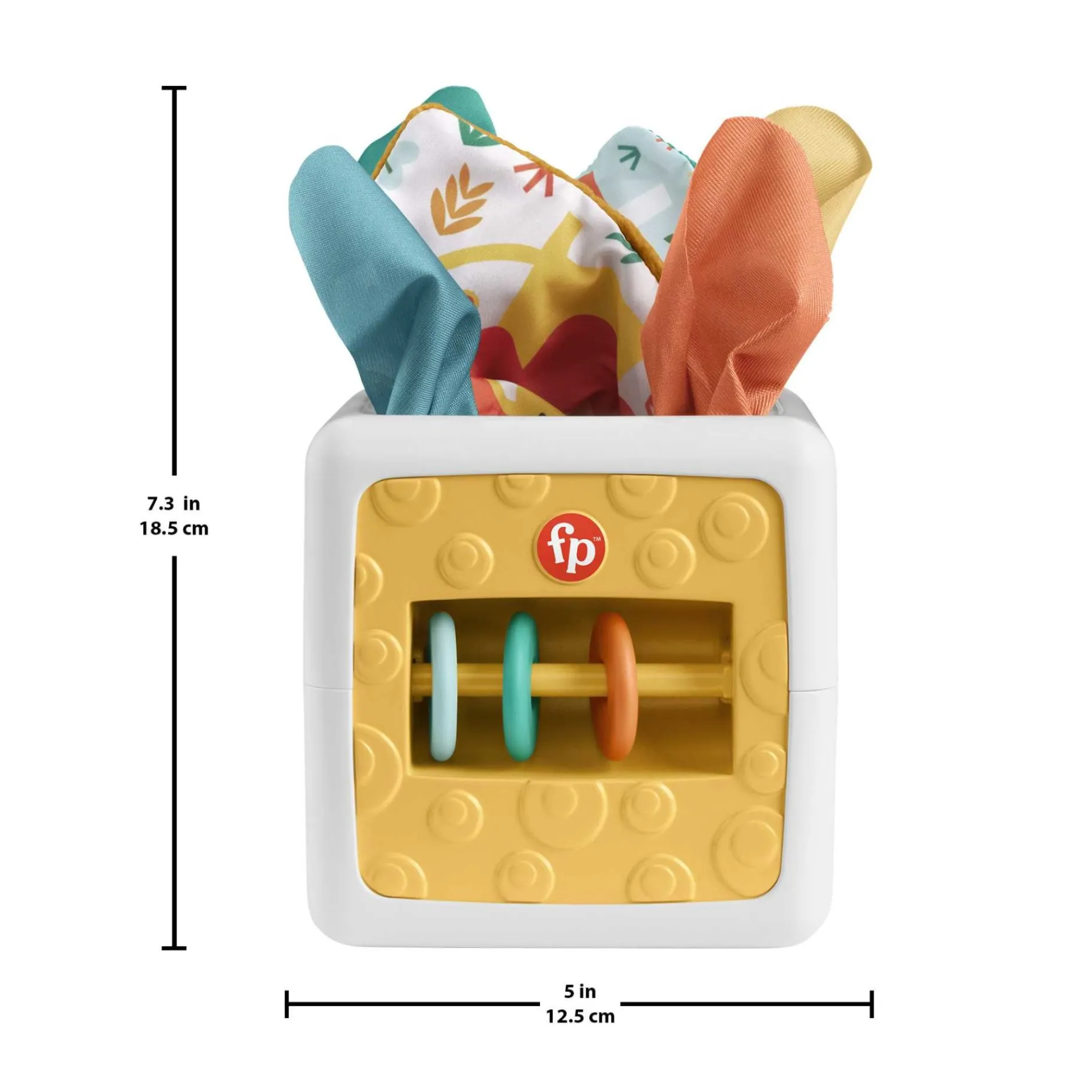 Babyspeelgoed> Fisher Price 2 In 1 Baby Tissue Box