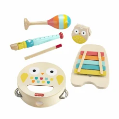 Babyspeelgoed> Fisher Price Hout Musical Gift Set