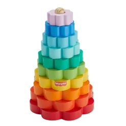 Stapeltorens> Fisher Price Hout Ring Stacker