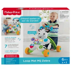Loopfiguren|Looptrainer> Fisher Price Leer Lopen Zebra NL