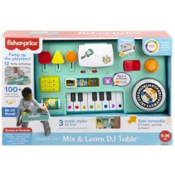 Speelsets Peuter> Fisher Price luisteren en leren mix en leer  dj tafel