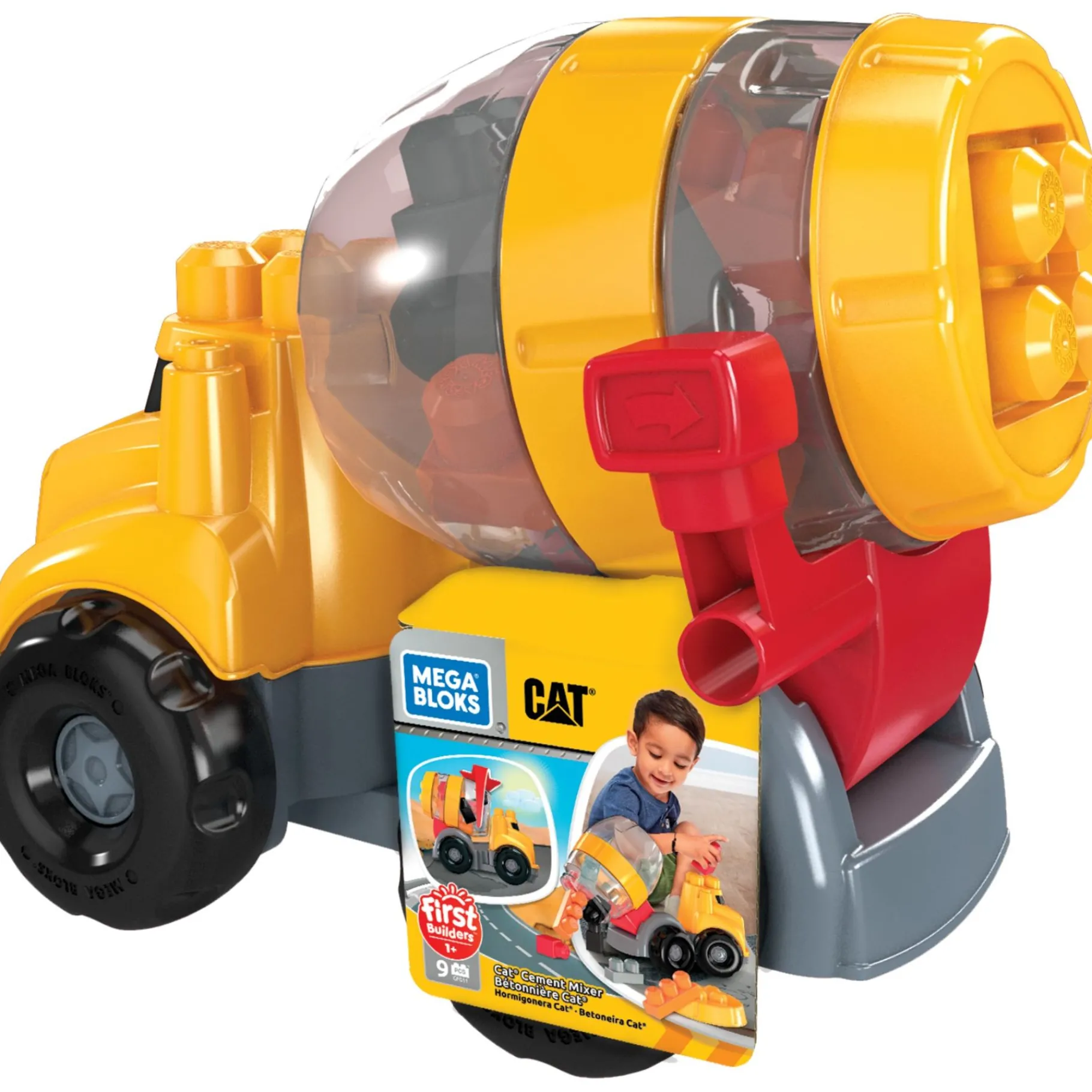 Bouwpakketten>Mattel Fisher Price Mega Bloks Cement Mixer