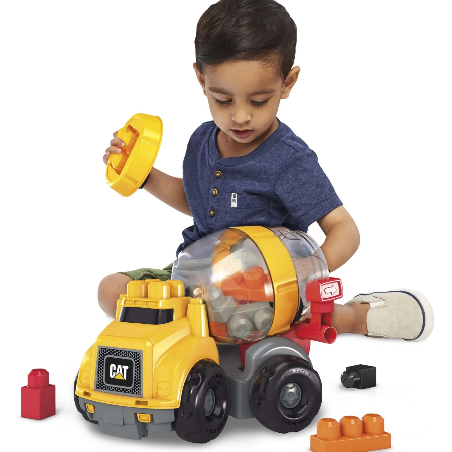 Bouwpakketten>Mattel Fisher Price Mega Bloks Cement Mixer