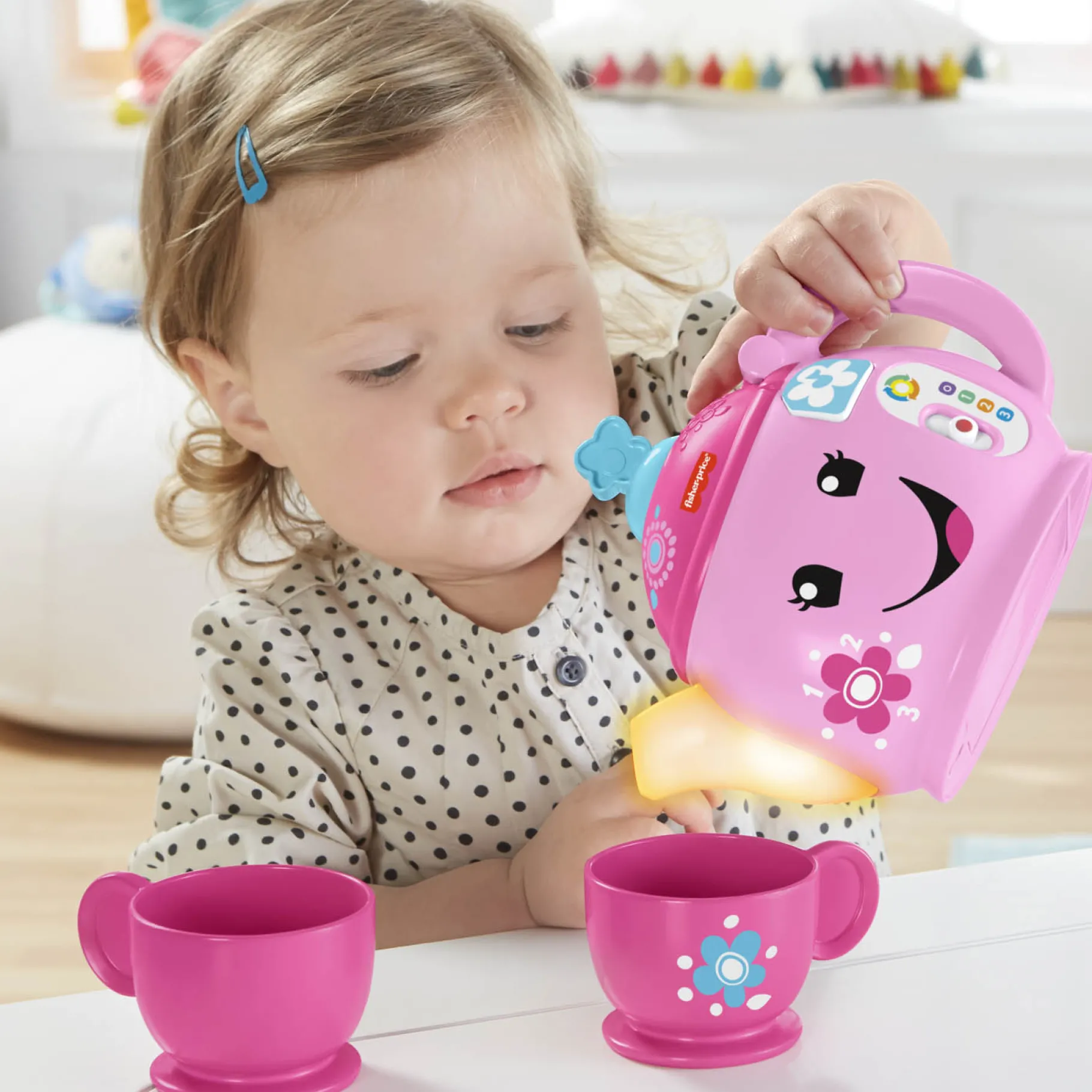 Educatief Baby- En Peuterspeelgoed>Mattel Fisher-Price Leerplezier Goede Manieren Theeservies (NL)