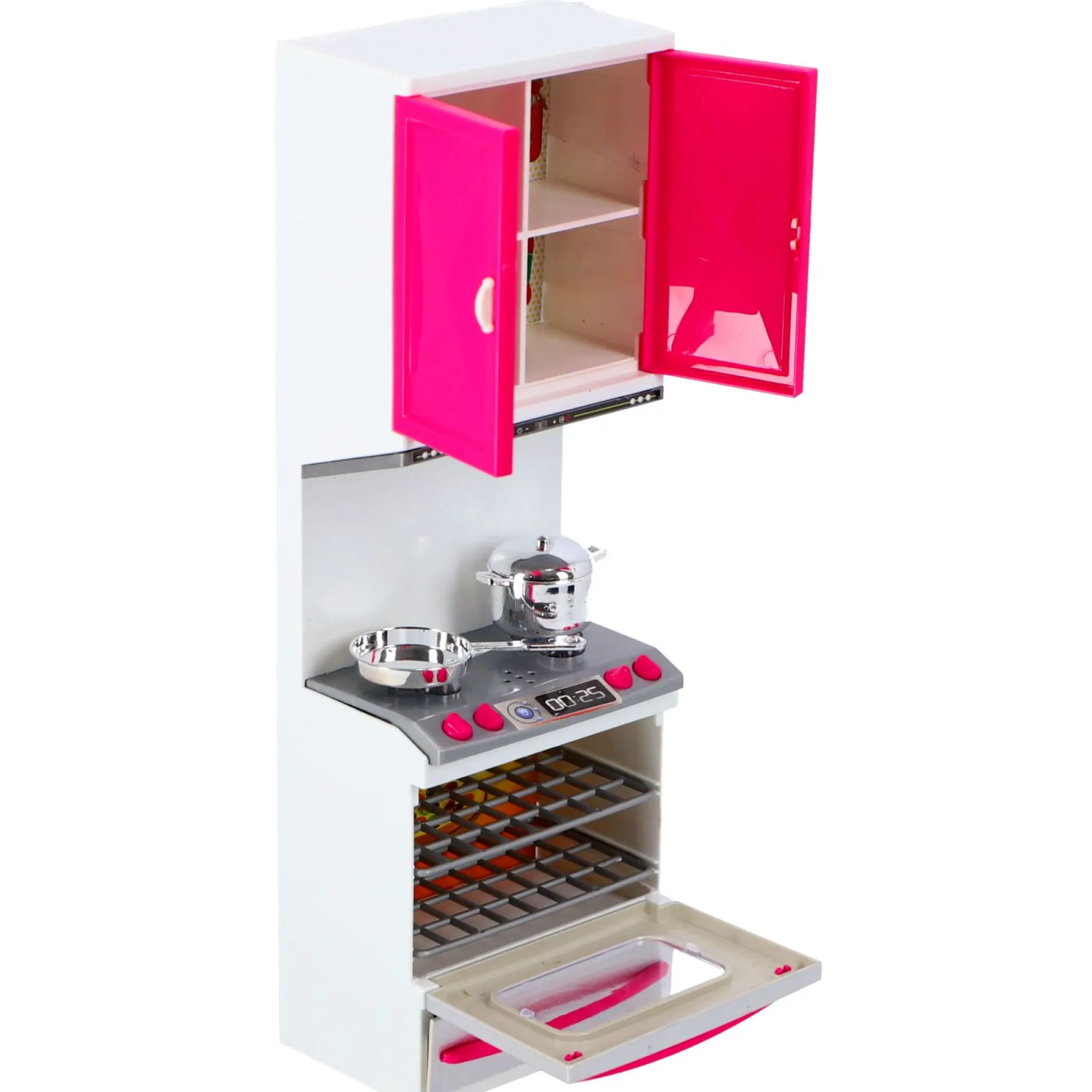 Meisjes|Speelsets>Fleur Keuken Speelset Gasfornuis Met Oven En Keukenkastje