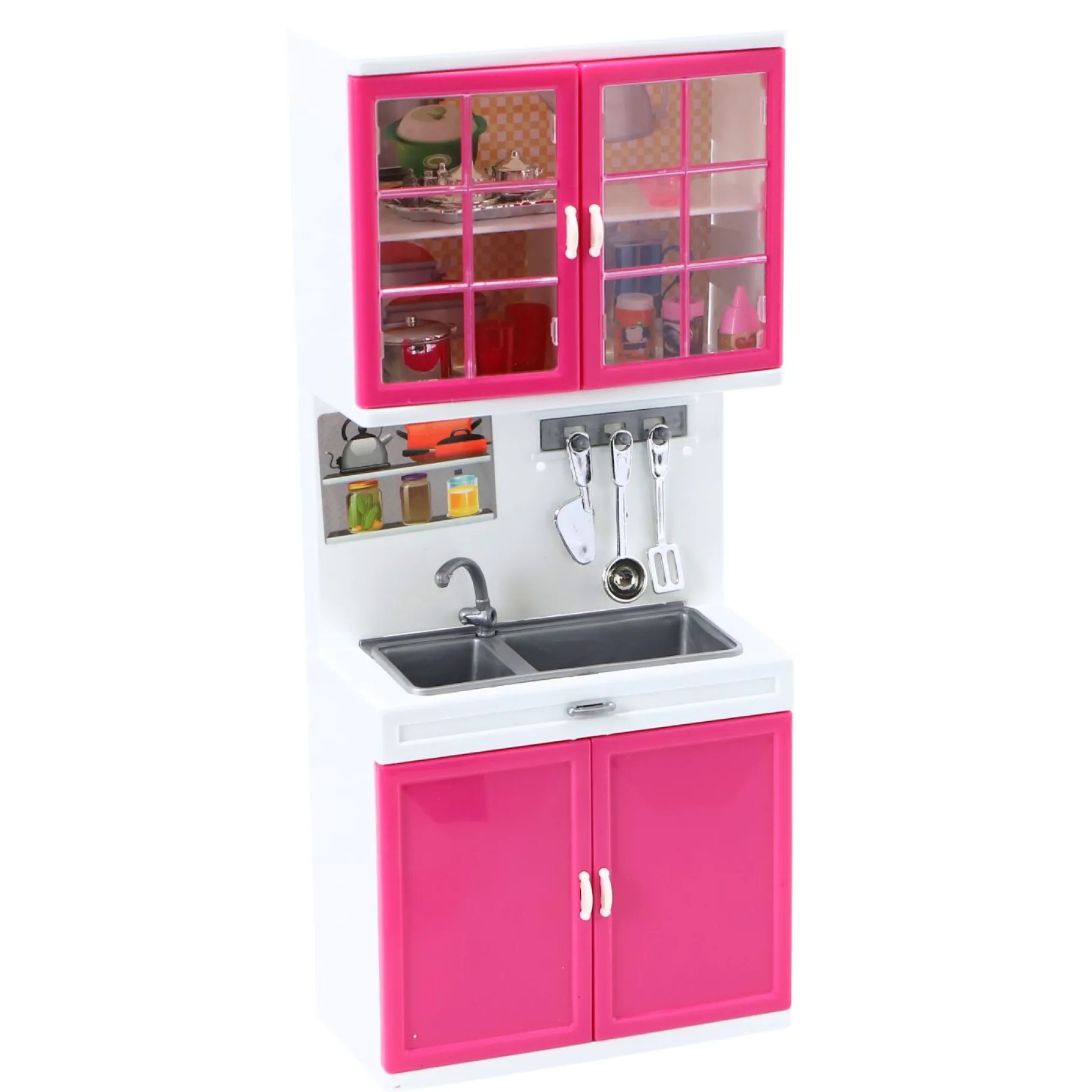 Meisjes|Speelsets>Fleur Keuken Speelset Gootsteen Met Keukenkastjes