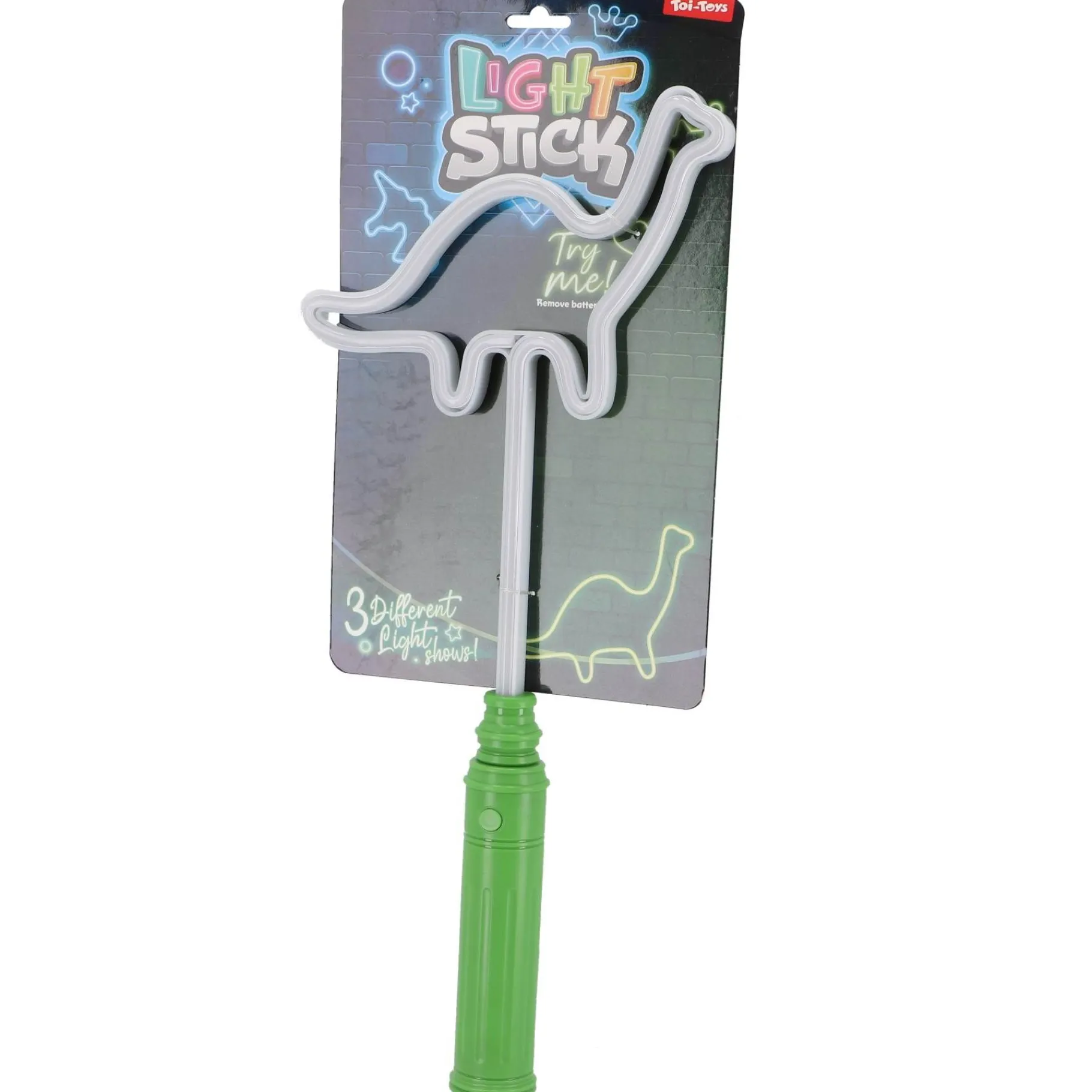 Disco> FUN figuurstick neon met licht 6 assorti