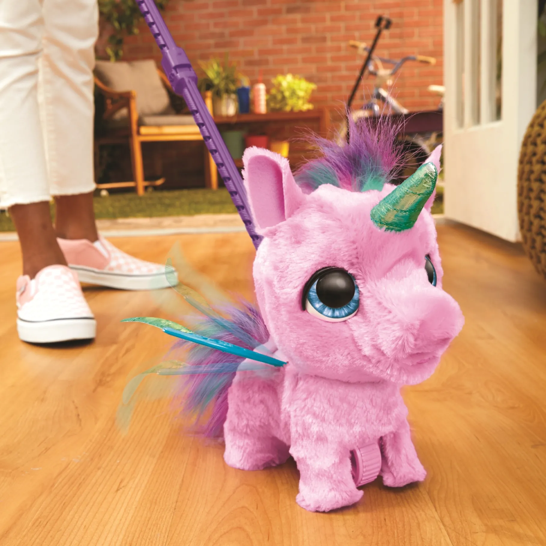Meisjes|Speelfiguren>Hasbro Fur Real Flyalots Flitter De Eenhoorn