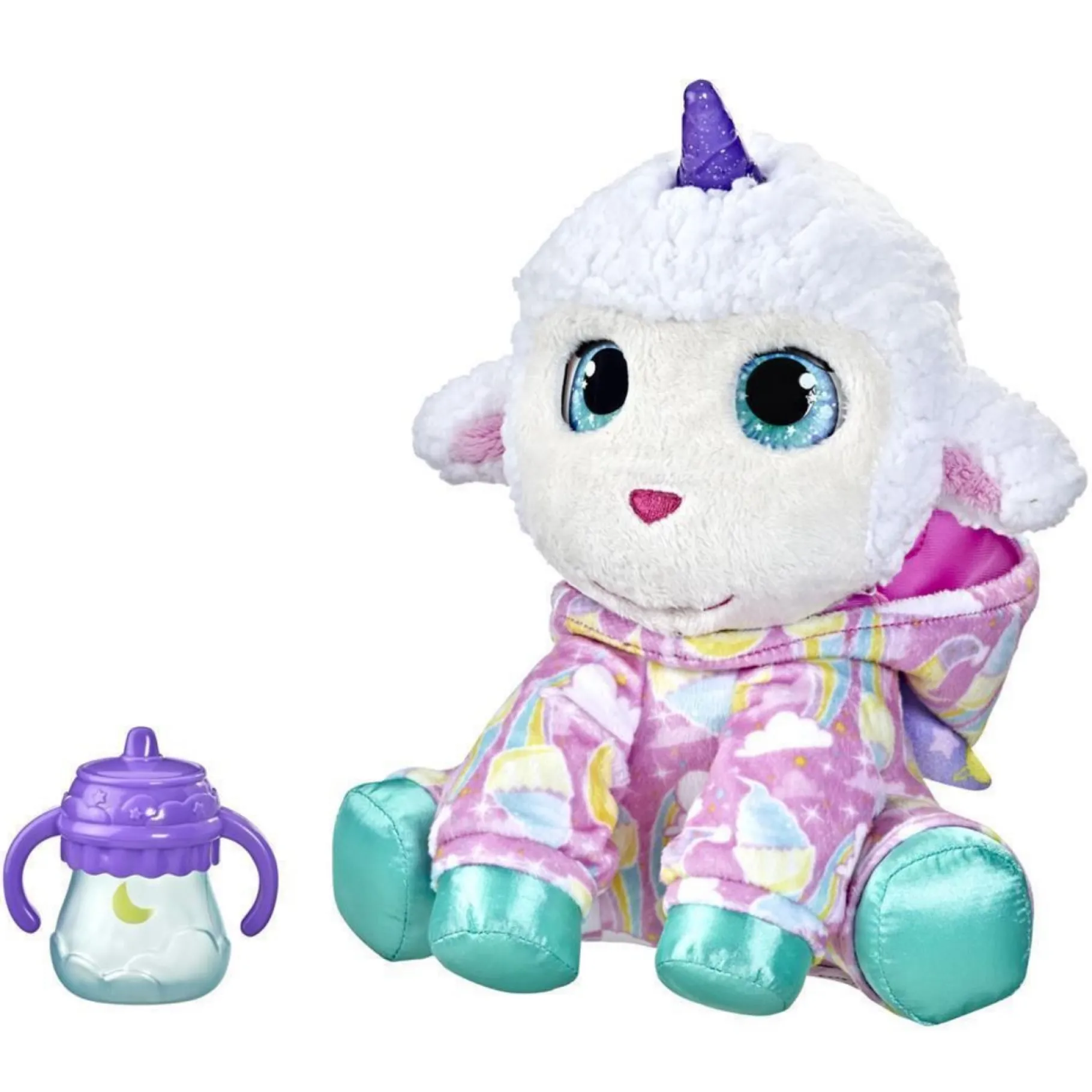 Speelfiguren|Meisjes>Hasbro Fur Real Sweet Jammiecorn Lammetje