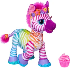 Dieren Knuffels En Pluche> Fur Real Zenya My Rainbow Zebra