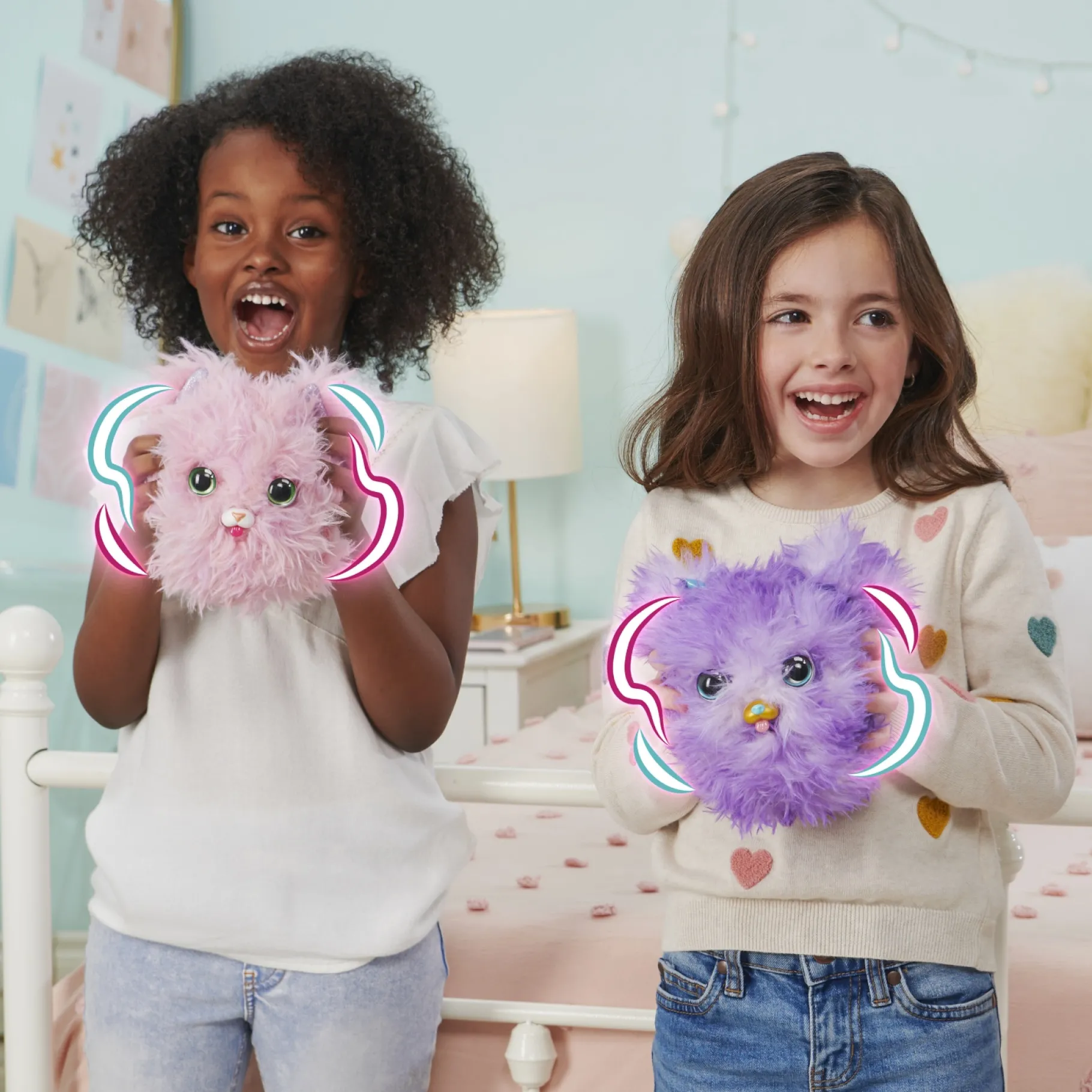 Dieren Knuffels En Pluche>Spinmaster Furfluffs Kitty