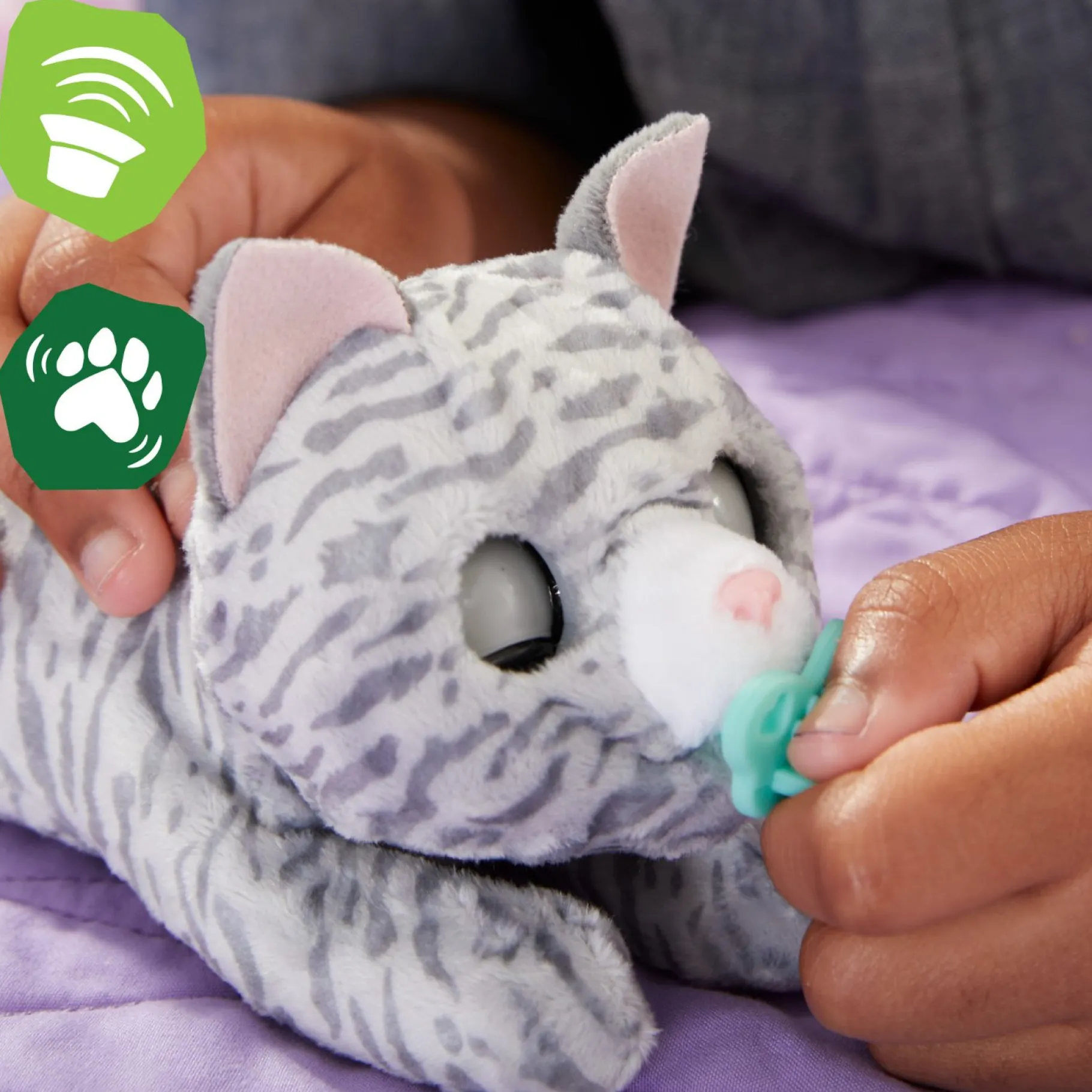 Speelfiguren|Meisjes>Hasbro Furreal Newborns Kitty