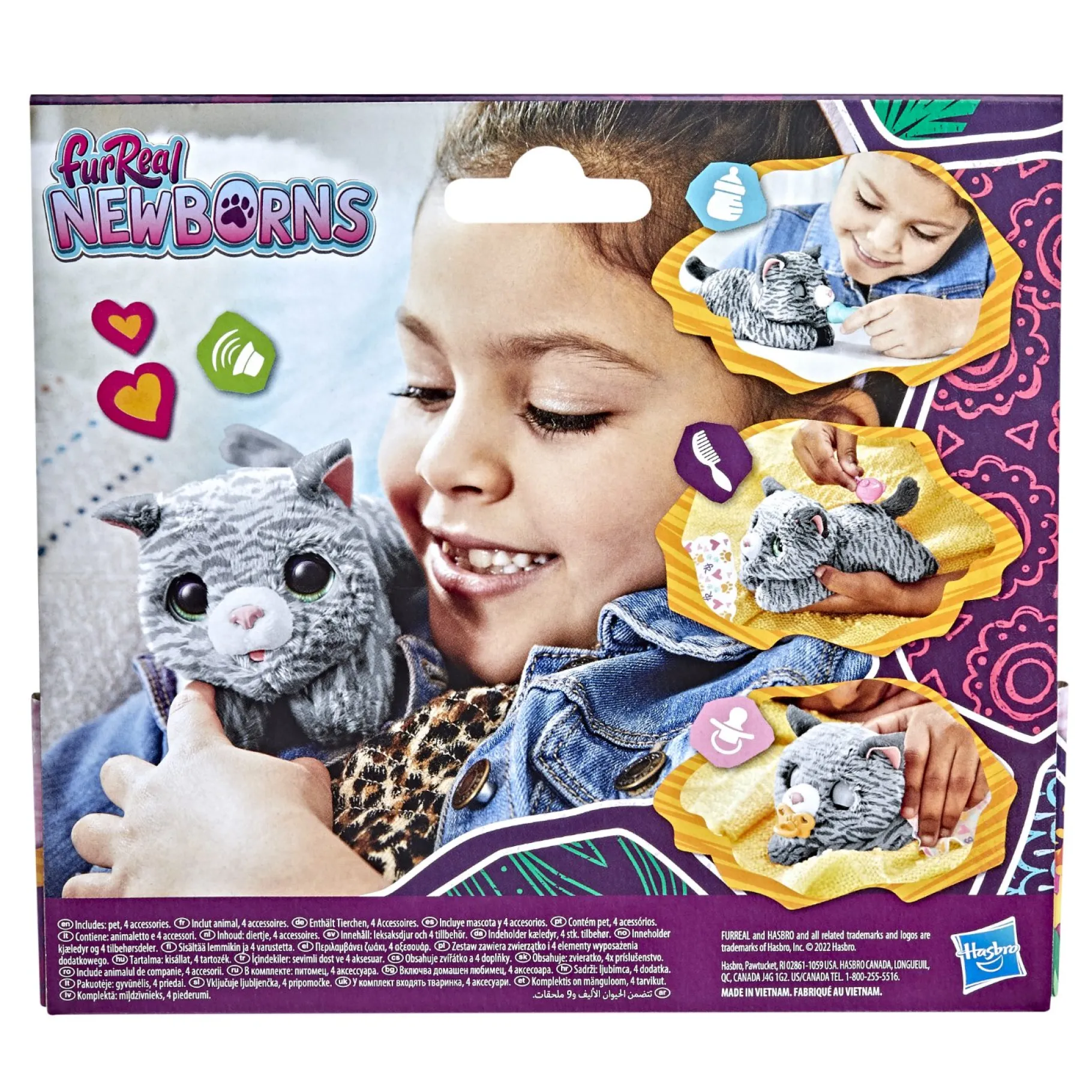 Speelfiguren|Meisjes>Hasbro Furreal Newborns Kitty