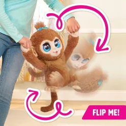Dieren Knuffels En Pluche>Hasbro Furreal peanut speel aap