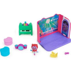 Speelsets|Jongens>Spinmaster Gabby's Dollhouse Deluxe Room DJ Kattenkruid  Muziekkamer