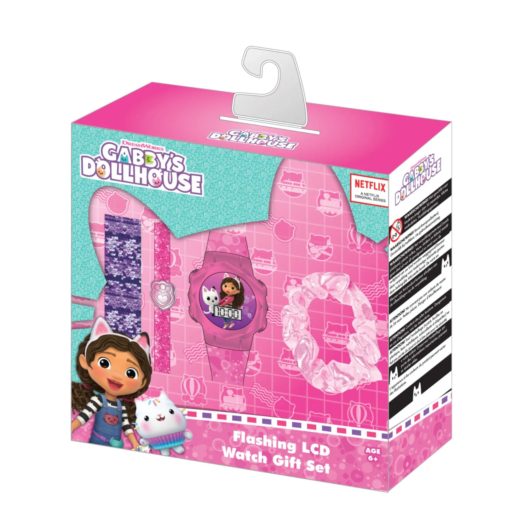 Horloge>Accutime Gabby's Dollhouse Horloge Cadeau Set