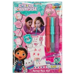 Tekenen / Kleuren> Gabby's Dollhouse Spray Pen Set In A4 Enveloppe