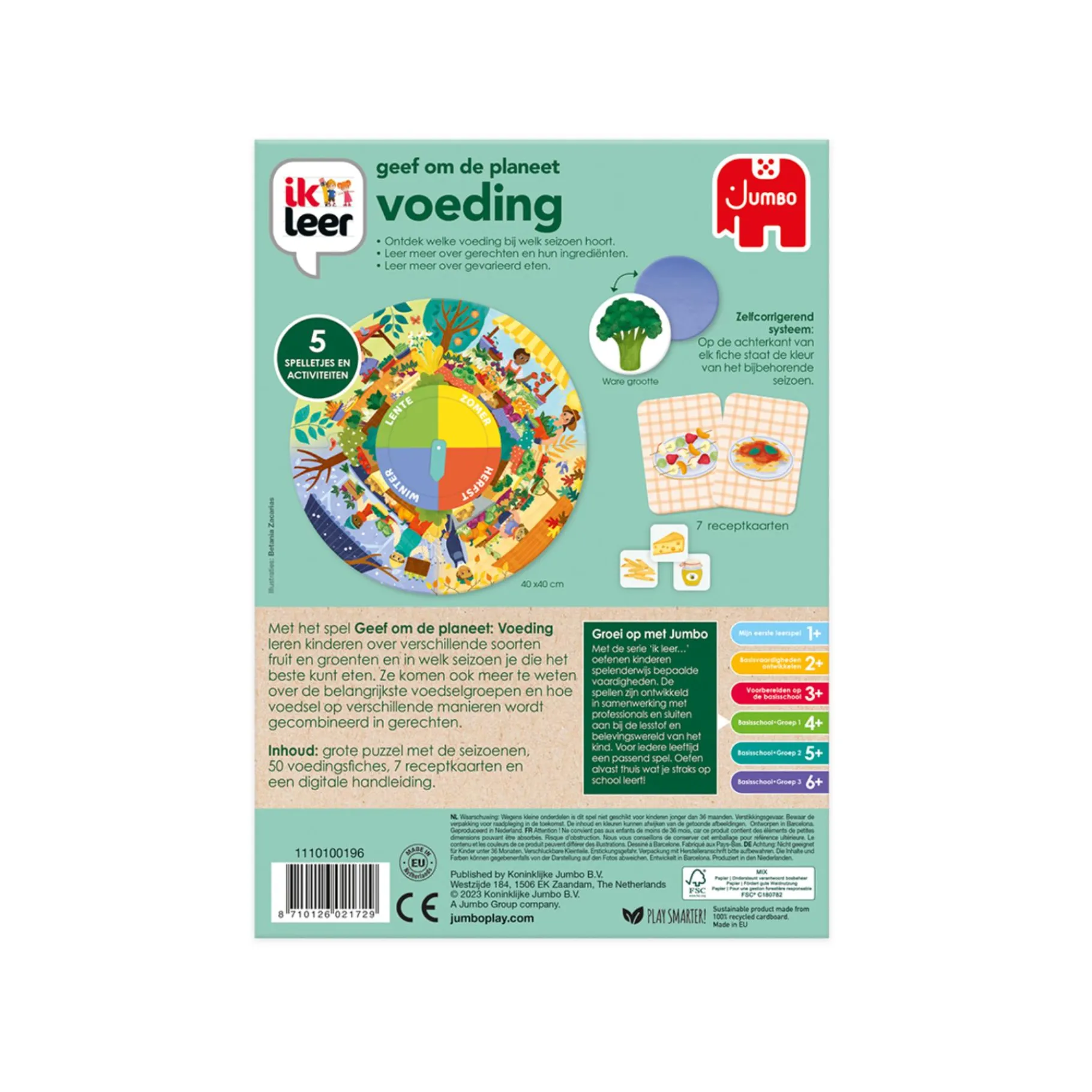 Educatieve Spellen>Jumbo Geef om de planeet voeding