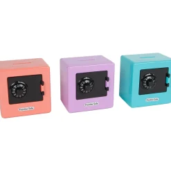 Spaarpotten> Geldkluisje met code 4 assorti