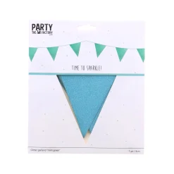 Feestartikelen> Glitterslinger Mint 6m