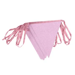 Feestartikelen> Glitterslinger Rose Goud 6 Meter