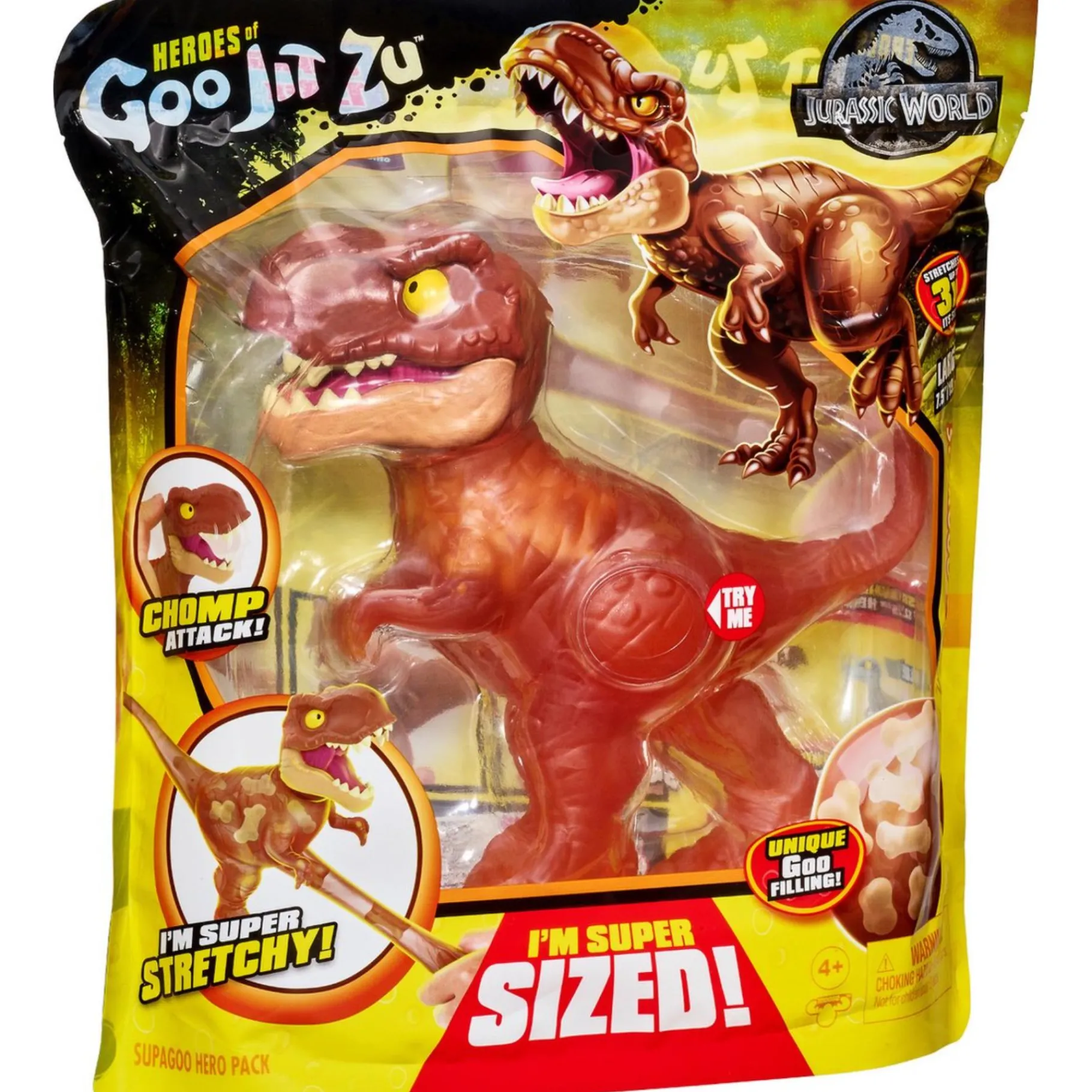 Actiefiguren|Jongens> Goo Jit Zu Jurassic World Super T-Rex